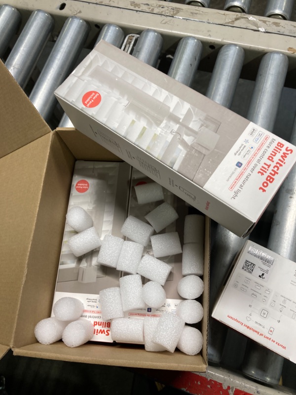 Photo 1 of SwitchBot Blind Tilt Automatic Blind Opener 3-Pack & Hub 2- Smart Motorized Blinds with Bluetooth/IR Remote Control, WiFi Thermometer Hygrometer, Light Sensor, Work with Alexa, Google Home, HomeKit 4