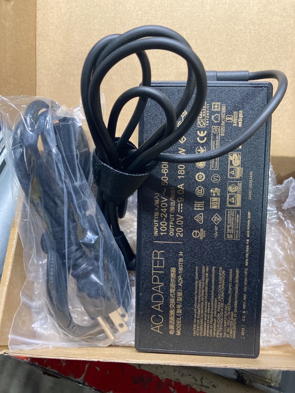 Photo 3 of ADP-180TB H 180W AC Adapter for Asus ROG Zephyrus GA502DU GA502D GA502 GA502IU GA401 GA401I GA401II GA401IV 6.0x3.7mm 20V 9A Laptop Power Supply Charger
