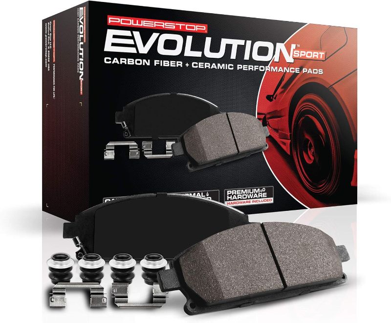 Photo 1 of Power Stop Z23-2036 Front Z23 Evolution Sport Carbon Fiber Infused Ceramic Brake Pads with Hardware