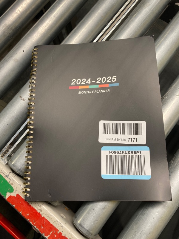 Photo 1 of 2024-2025 Monthly Planner/Monthly Calendar - Monthly Planner 2024-2025, 2-Year Monthly Planner from Jan. 2024 - Dec. 2025, 8.5" x 11", 24-Month Planner with Flexible Cover + Pockets + Monthly Tabs + Twin-Wire Binding - Tulip