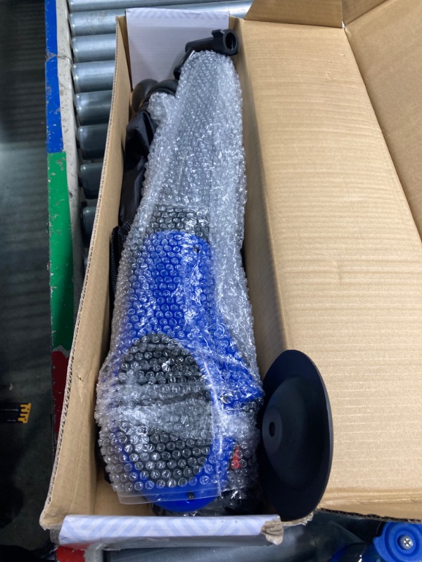 Photo 1 of InstaPlunge Electric Plunger System - Unclog and Clear Toilet and Drain Blockage with a Push of a Button, Works in Seconds to Clear Toilets, Shower Drains, Bathroom/Kitchen Sink (Blue/Grey)
