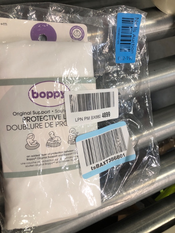 Photo 2 of Boppy Original Support Nursing Pillow Protective Liner, Bright White, A Liner for Between Boppy Support and Cover, Machine Washable and Wipeable, Extends Time Between Washes, Liner Only