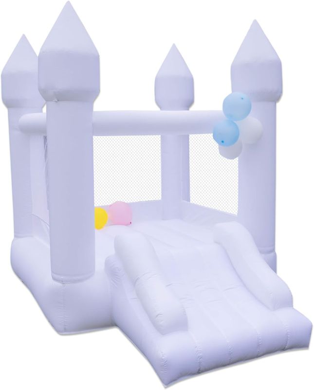 Photo 1 of Does not have blower
Bounce House, Inflatable Bouncer with Air Blower, Jumping Castle with Slide, Family Backyard Bouncy Castle, Durable Sewn with Extra Thick Material, Idea for Kids