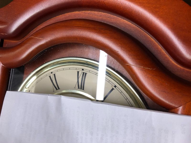 Photo 1 of SEIKO Mahogany Wall Clock with Pendulum