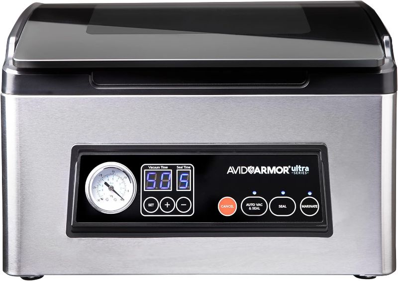 Photo 1 of ***FOR PARTS ONLY NO RETURNS***Avid Armor Chamber Vacuum Sealer Machine USV32 Ultra Series - Perfect For Wet Foods, Meats, Marinades And More. Compact Size With 11.5" Seal Bar ***USED*** Bag sealing function not working******FOR PARTS ONLY - ALL SALES ARE