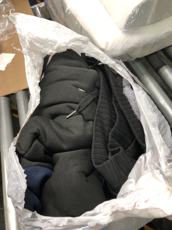Photo 1 of Little Beauty Hoodies for Men Zip Up Sweashirts Fleece Sherpa Lined Winter Wool Heavyweight Jacket Gray-ax28 Medium
