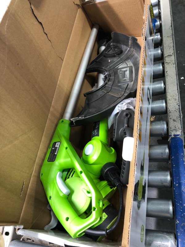 Photo 2 of ***FOR PARTS ONLY - ALL SALES ARE FINAL***
Greenworks 5.5 Amp 15" Corded Electric String Trimmer 15" Corded Trimmer