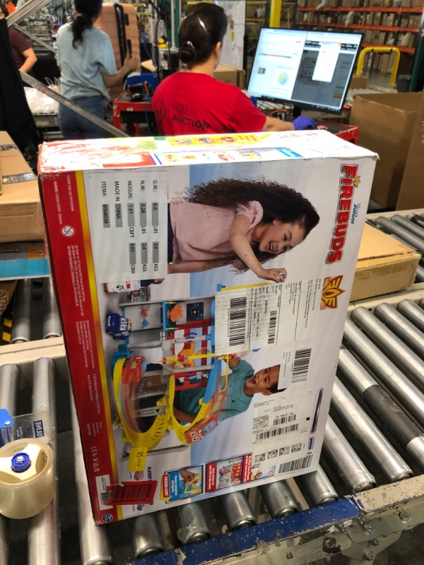 Photo 1 of Disney Junior Firebuds HQ Playset with Lights, Sounds, Fire Truck Toy, Action Figure and Vehicle Launcher, Kids Toys for Boys and Girls Ages 3 and Up