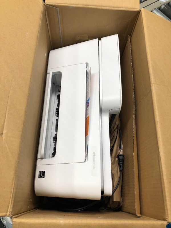 Photo 2 of HP DeskJet 4155e Wireless All-in-One Inkjet Printer - White