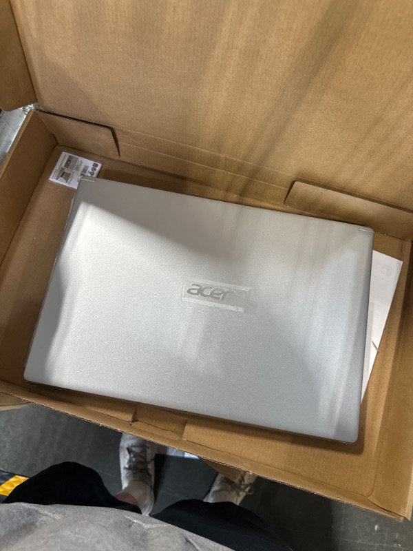 Photo 1 of Acer Aspire 5 A515-45-R74Z Slim Laptop | 15.6" Full HD IPS | AMD Ryzen 5 5500U Hexa-Core Mobile Processor | AMD Radeon Graphics | 8GB DDR4 | 256GB NVMe SSD | WiFi 6 | Backlit KB | Windows 11 Home