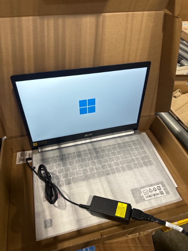 Photo 1 of Acer Aspire 5 A515-45-R74Z Slim Laptop | 15.6" Full HD IPS | AMD Ryzen 5 5500U Hexa-Core Mobile Processor | AMD Radeon Graphics | 8GB DDR4 | 256GB NVMe SSD | WiFi 6 | Backlit KB | Windows 11 Home