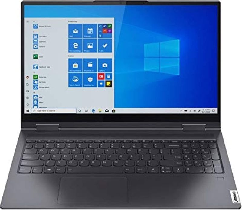 Photo 1 of LENOVO 2022 Yoga 7i 2-in-1 15.6-inch FHD Touchscreen Premium Laptop PC, Intel Quad-Core i5-1135G7, Intel Iris Xe Graphics, 8GB DDR4 RAM, 256GB SSD, Backlit Keyboard, Windows 10 Home, Gray