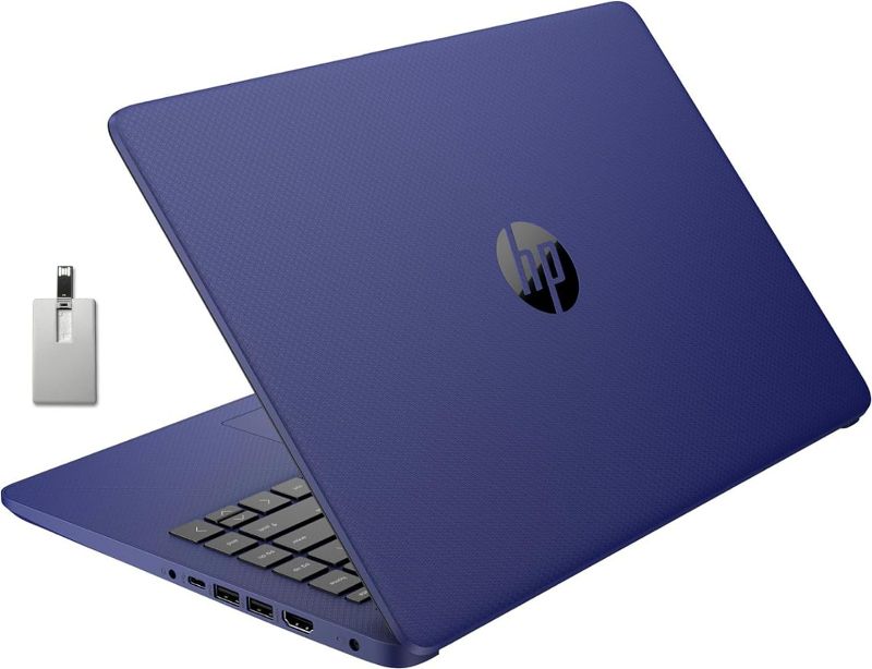 Photo 1 of **FOR PARTS ONLY**DOES NOT WORK**** HP Stream 14" HD BrightView Laptop, Intel Celeron N4120, 4GB RAM, 64GB eMMC, Intel UHD Graphics, 720p Webcam, 1 Year Office 365, Blue, Win 11 S, 32GB Hotface USB Card
