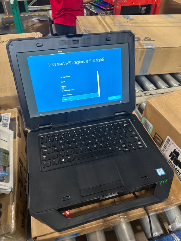 Photo 1 of Dell Latitude Rugged 7414 HD Business Laptop Notebook Touch Screen (Intel Quad Core i5-6300U, 16GB Ram, 512GB Solid State SSD, HDMI, CAM, Smart Card Reader, DVD-RW) Win 10 Pro (Renewed)