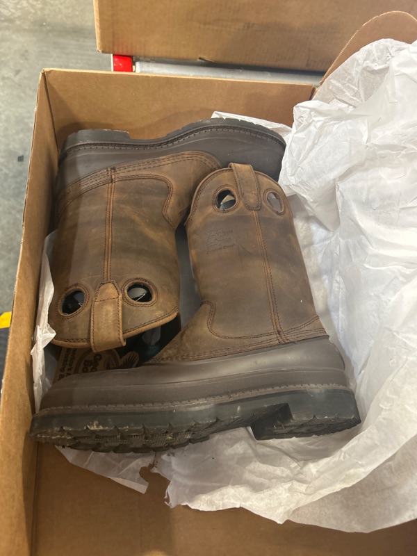 Photo 1 of Georgia Boot Muddog Wellington Work Boot Mississippi Brown 9.5 Wide