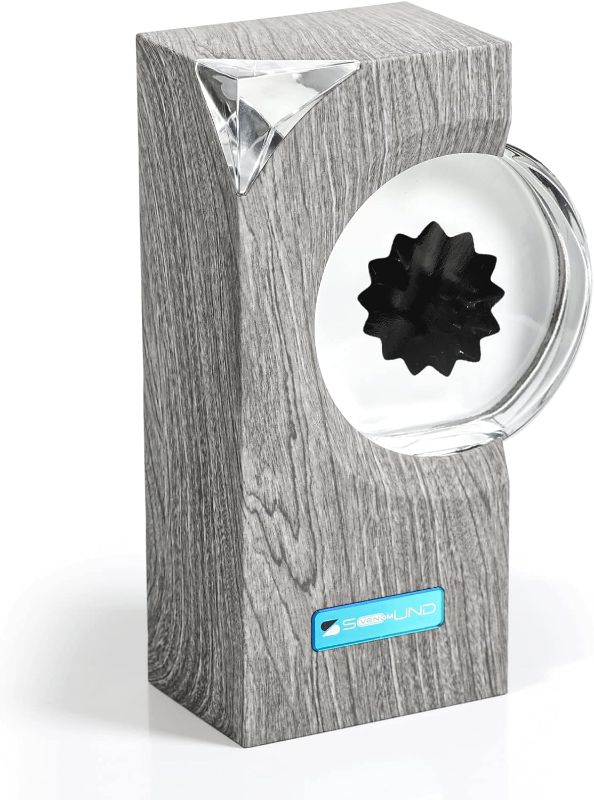 Photo 1 of Dancing Ferrofluid with Music Rhythm, Ferrofluid Speaker Music Mate, Symbiote in a Bottle, Ferrofluid Display Lamp, Magnet Liquid Toy, Desktop Decor, Teenager Gifts