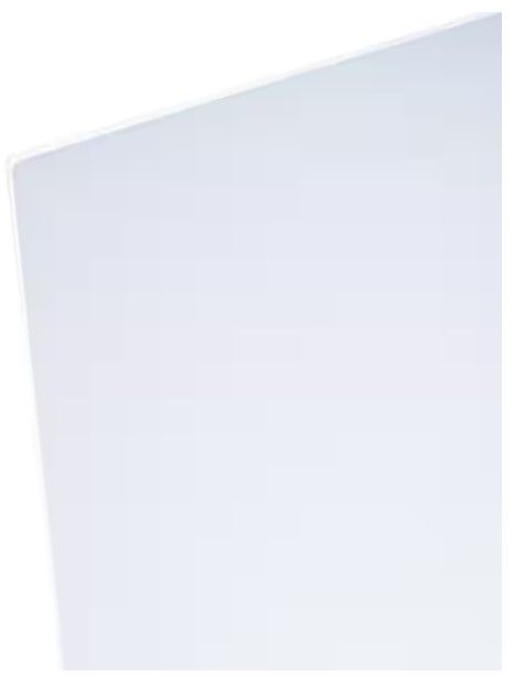 Photo 1 of 24 in. x 48 in. x 0.118 (1/8) in. Frosted Acrylic Sheet (5 pack)