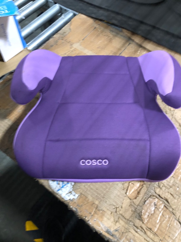 Photo 3 of Cosco Topside Booster Car Seat - Easy to Move, Lightweight Design (Grape), 1 Count (Pack of 1)