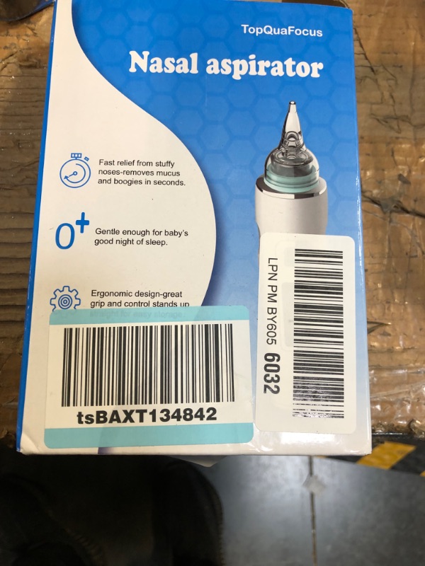 Photo 2 of TopQuaFocus Nasal Aspirator for Adult with Electric Advanced Nose Sucker Cleaner Machine Replaceable Clean Soft Nozzle and Lavage Care System