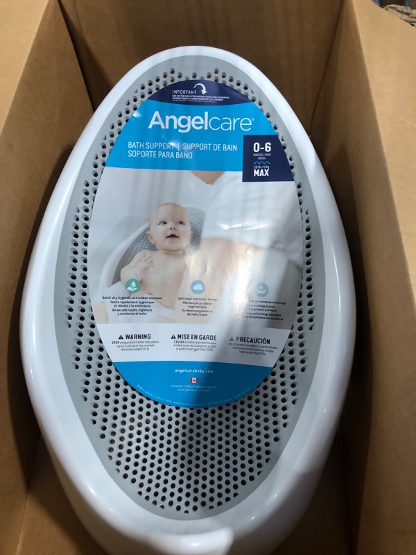 Photo 3 of Angelcare Baby Bath Support (Grey) | Ideal for Babies Less than 6 Months Old