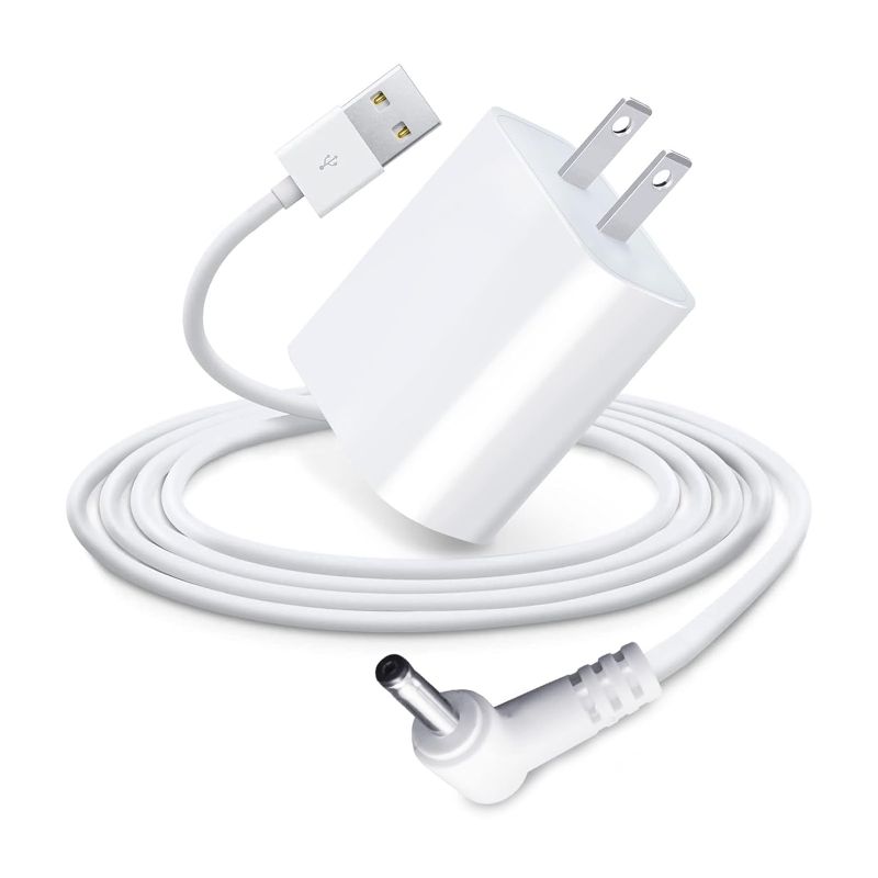 Photo 1 of Charge Cords 30ft for Ring Weatherproof Indoor Outdoor Charging Cable with Quick 2Amp Power Adapter for Ring Stick Up Cam Battery 3rd Gen/2nd Gen & Spotlight Cam Battery (White,1 Pack)