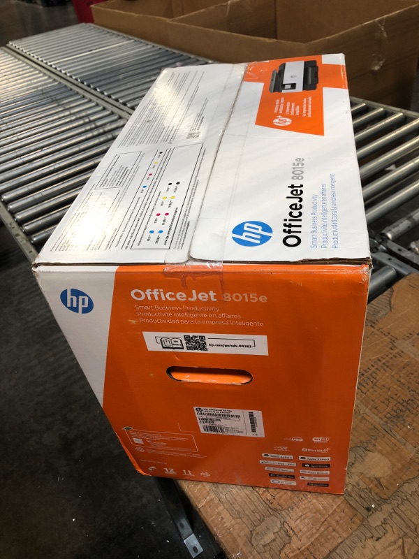Photo 1 of HP OfficeJet 8015e Wireless Color All-in-One Printer (228F5A), White New