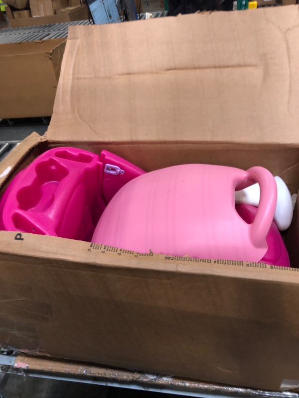 Photo 3 of *** MISSING PARTS TO MAKE IT FUNCTIONAL******Little Tikes Princess Cozy Coupe Ride-On Toy - Toddler Car Push and Buggy Includes Working Doors, Steering Wheel, Horn, Gas Cap, Ignition Switch - For Boys and Girls Active Play , Magenta