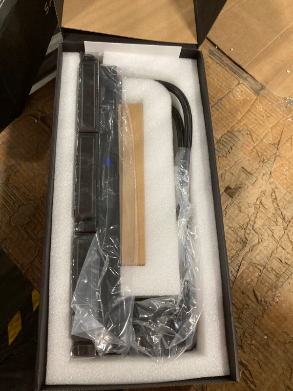 Photo 1 of ID-COOLING SL360 CPU Liquid Cooler with Display, Customizable 2.1" LCD Display for Images or Performance Metrics, 360mm AIO Cooler, Three AF127 ARGB Fans, Fits Intel/AMD