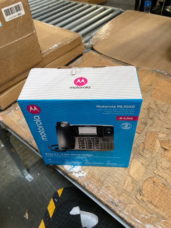 Photo 1 of Motorola ML1000 ML1000 Desk Phone Base Station with Digital Receptionist and Digital Answering System Corded Base