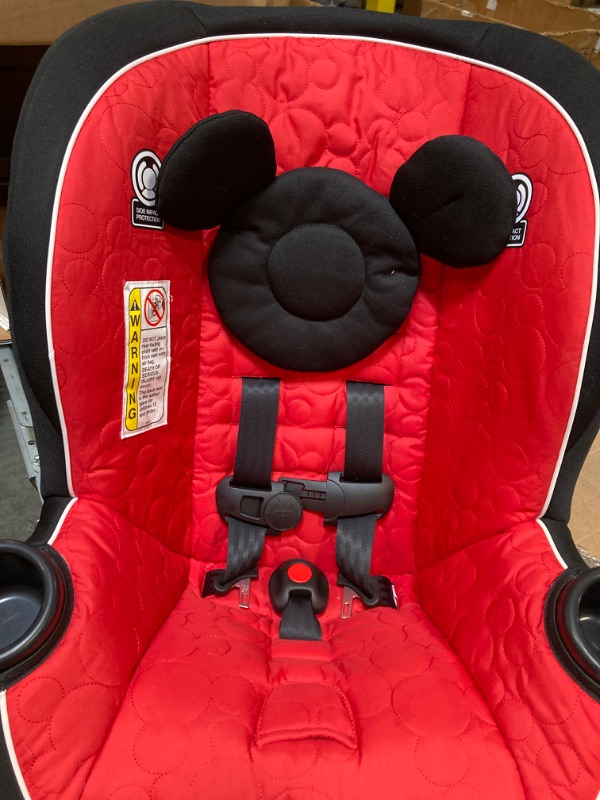 Photo 4 of Disney Baby Onlook 2-in-1 Convertible Car Seat, Rear-Facing 5-40 pounds and Forward-Facing 22-40 pounds and up to 43 inches, Mouseketeer Mickey