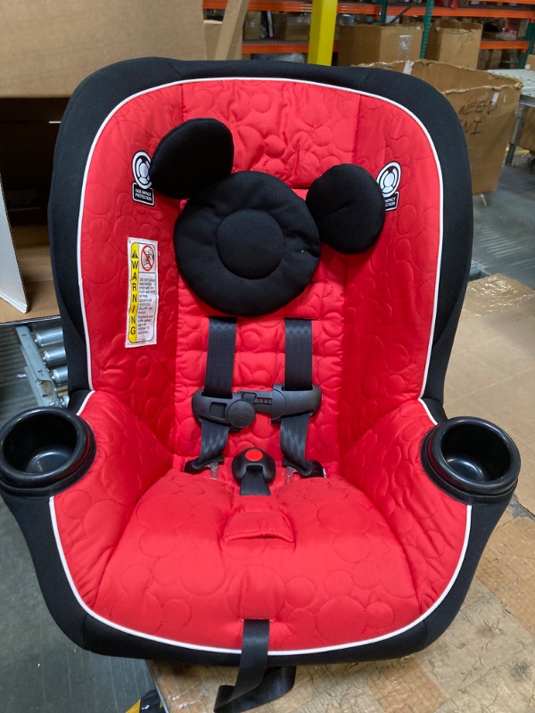 Photo 3 of Disney Baby Onlook 2-in-1 Convertible Car Seat, Rear-Facing 5-40 pounds and Forward-Facing 22-40 pounds and up to 43 inches, Mouseketeer Mickey