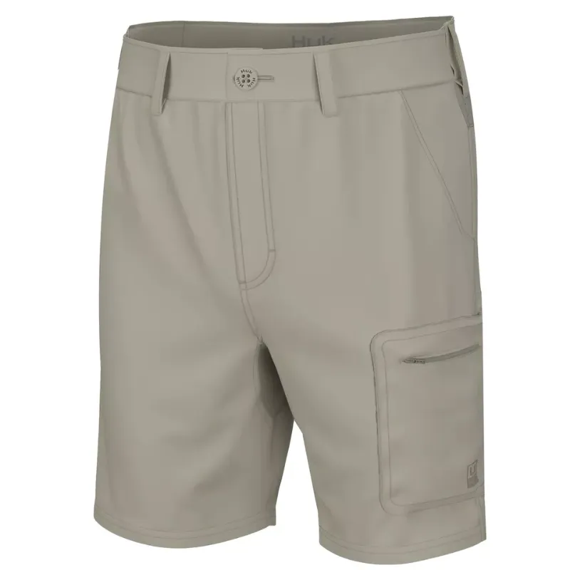 Photo 1 of Huk Next Level 7 Men's Shorts, Khaki, XL