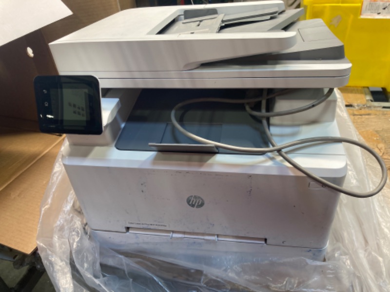 Photo 3 of HP Color LaserJet Pro M283fdw Wireless All-in-One Laser Printer, Remote Mobile Print, Scan & Copy, Duplex Printing, Works with Alexa (7KW75A)