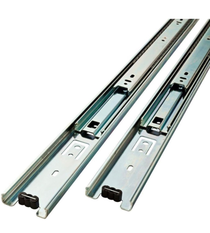 Photo 1 of 10 Pack Promark 3-Section 100 LB Capacity Full Extension Ball Bearing Side Mount Drawer Slides (16 inches)