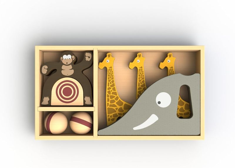 Photo 1 of BeginAgain - Safari Bowl, Toddler Bowling Game, Helps Promote Active Play & Motor Skills (for Kids 2 & Up)