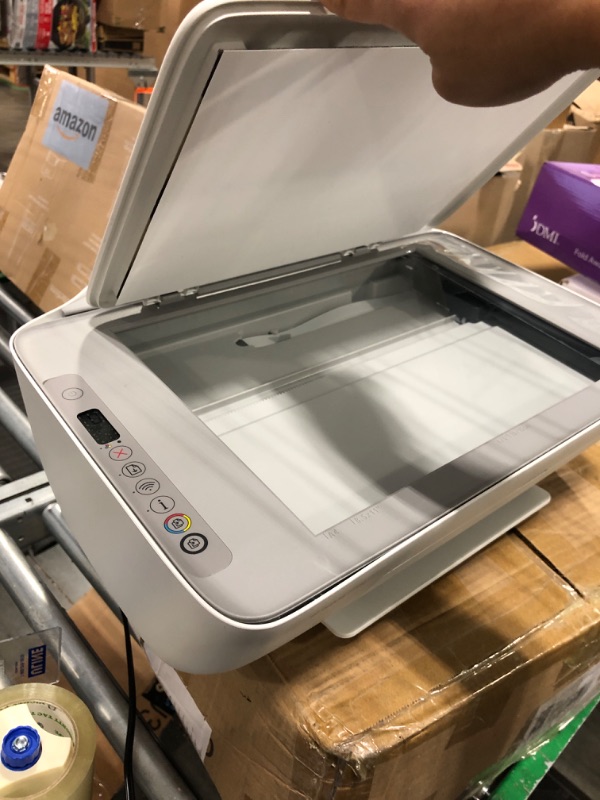 Photo 1 of HP DeskJet 2755e Wireless Color inkjet-printer, Print, scan, copy, Easy setup, Mobile printing, Best-for home, Instant Ink with HP+,white
