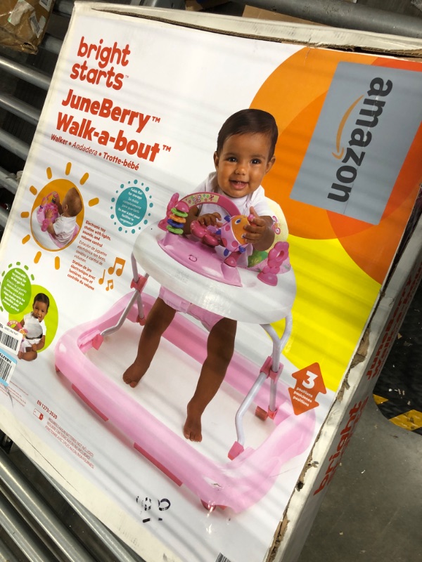 Photo 1 of Bright Starts Walk-A-Bout Walker, Juneberry Delight Juneberry Delight