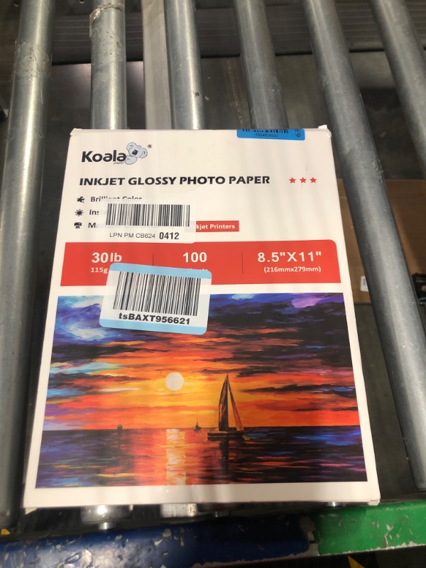 Photo 2 of Koala Glossy Thin Inkjet Paper 8.5x11 Inches 100 Sheets Compatible with Inkjet Printer Use DYE INK 115gsm