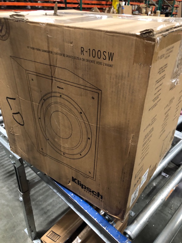 Photo 1 of Klipsch R-100SW 10" Subwoofer, Incredibly Deep Bass and an All-digital Amplifier,14 5" x 12 5" x 16 4"