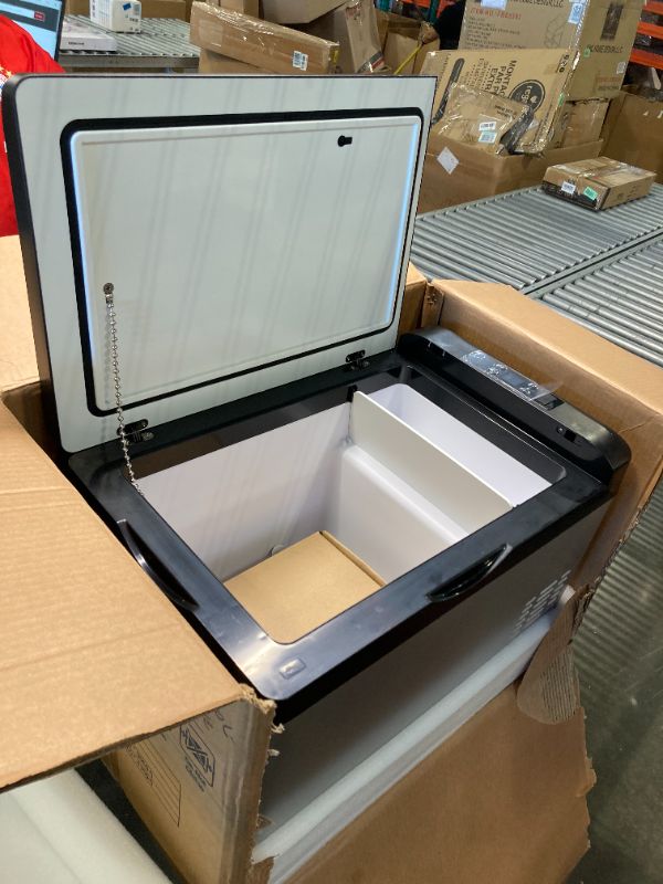 Photo 3 of  *****NON FUNCTIONAL//SOLD AS PARTS**********NON FUNCTIONAL//SOLD AS PARTS**********NON FUNCTIONAL//SOLD AS PARTS*****
DEAPRULL 12V Car Refrigerator, 30 Quart(28L) Electric Cooler Car Fridge, Portable Freezer -4?~68? with 12/24V DC & 100-240V AC, Car Cool