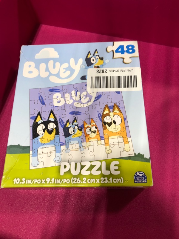 Photo 2 of Bluey Premier 48 Pc Puzzle Set for Kids - Bluey Party Supplies Favors Great Gift for Bluey Fans