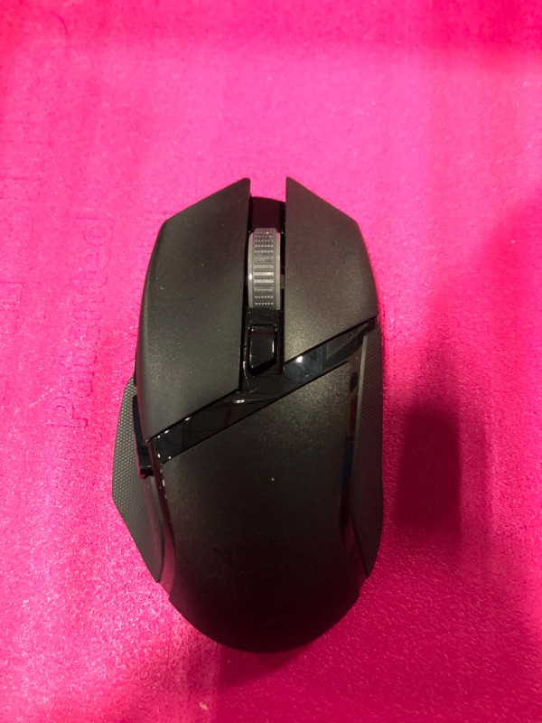 Photo 4 of Razer Basilisk V3 X HyperSpeed Customizable Wireless Gaming Mouse: Mechanical Switches Gen-2-5G Advanced 18K Optical Sensor - Chroma RGB 9 Programmable Controls 535 Hr Battery Classic Black Classic Black V3 X Hyperspeed - Wireless Mouse