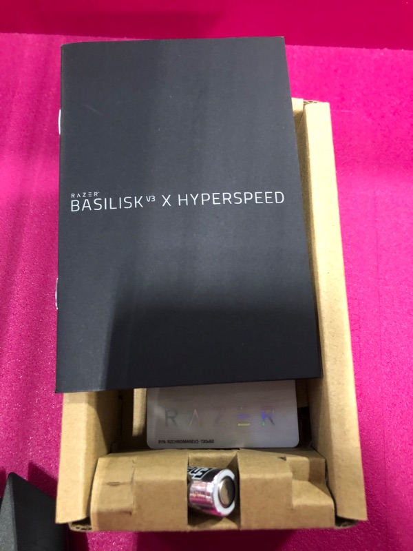 Photo 6 of Razer Basilisk V3 X HyperSpeed Customizable Wireless Gaming Mouse: Mechanical Switches Gen-2-5G Advanced 18K Optical Sensor - Chroma RGB 9 Programmable Controls 535 Hr Battery Classic Black Classic Black V3 X Hyperspeed - Wireless Mouse