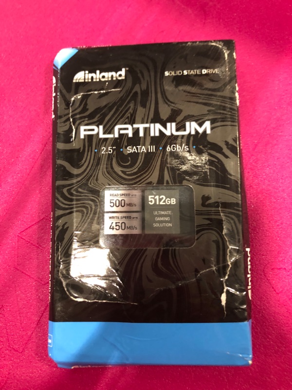 Photo 2 of INLAND Platinum 512GB SSD SATA III 6Gb/s 2.5" 7mm TLC 3D NAND Internal Solid State Drive (512GB)