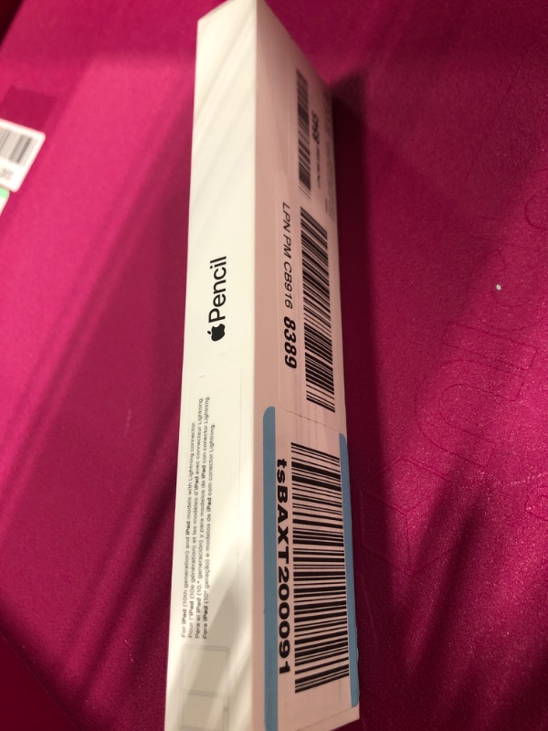 Photo 1 of Apple Pencil (1st Generation): Pixel-Perfect Precision and Industry-Leading Low Latency, Perfect for Note-Taking, Dra
