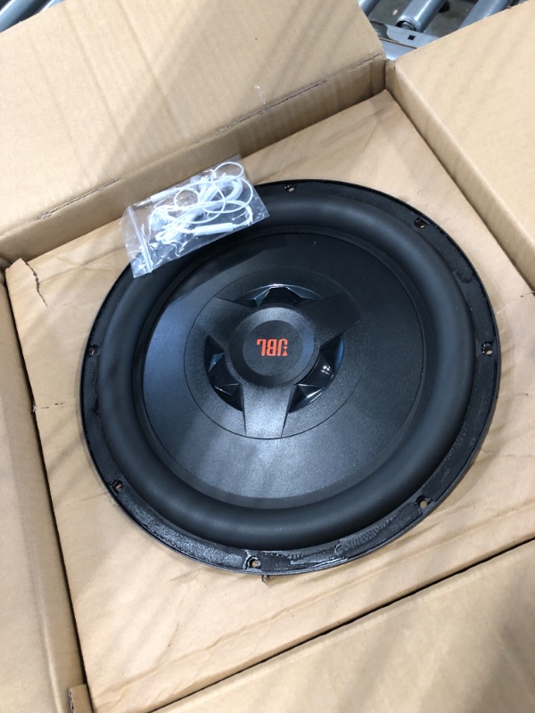 Photo 3 of JBL Club WS1200 12" Shallow Mount subwoofer w/SSI (Selectable Smart Impedance) Switch from 2 to 4 ohm Bundled with Alphasonik Earbuds