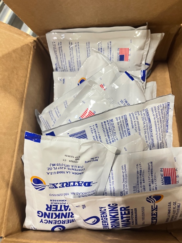 Photo 1 of Emergency Survival Water (17  bag Total)