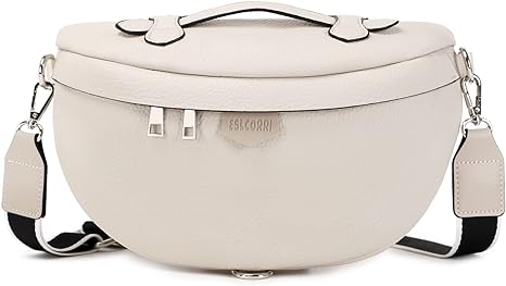 Photo 1 of Eslcorri Crossbody Bags for Women - Fashion Sling Purse Shoulder Bag Fanny Pack Leather Causal Chest Bum Bag Cross Body Purse