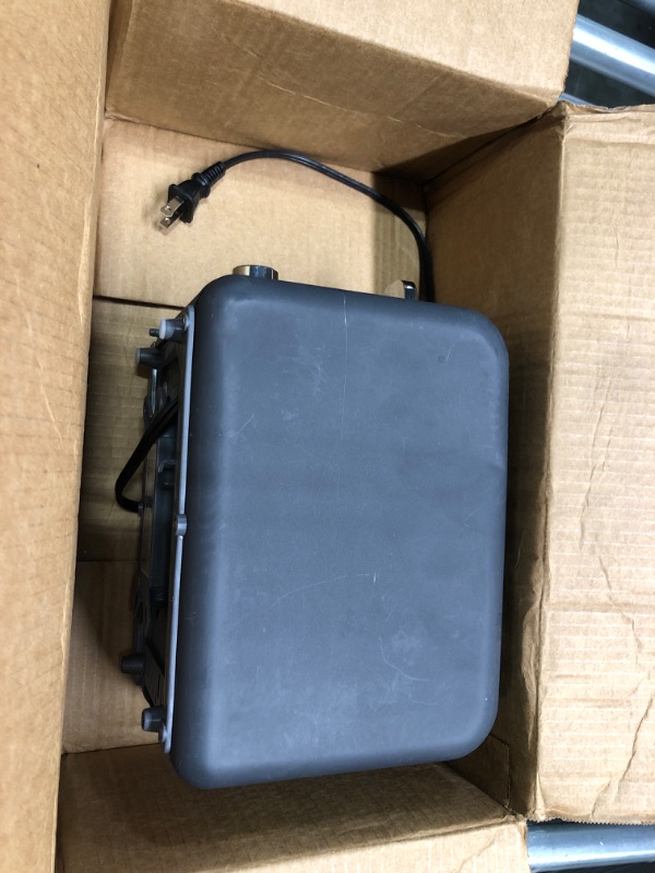 Photo 1 of **FOR PARTS**SEEDEEM Toaster 2 Slice, Stainless Steel Bread Toaster, LCD Display, 7 Shade Settings, 1.4'' Wide Slots, Digital Toaster for Bagel, Defrost, Reheat Functions, Removable Crumb Tray, 900W, Dark Metallic