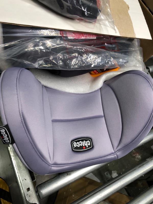 Photo 4 of Chicco KidFit ClearTex Plus 2-in-1 Belt-Positioning Booster Car Seat, Backless and High Back Booster Seat, for Children Aged 4 Years and up and 40-100 lbs. | Lilac/Purple KidFit Plus with ClearTex® No Chemicals Lilac